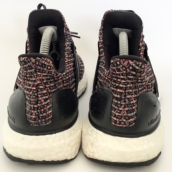 Womens 9/Mens 8 Adidas 4.0 Ultraboost DNA Black/Multicolor/White H 04851USED - Picture 5 of 10